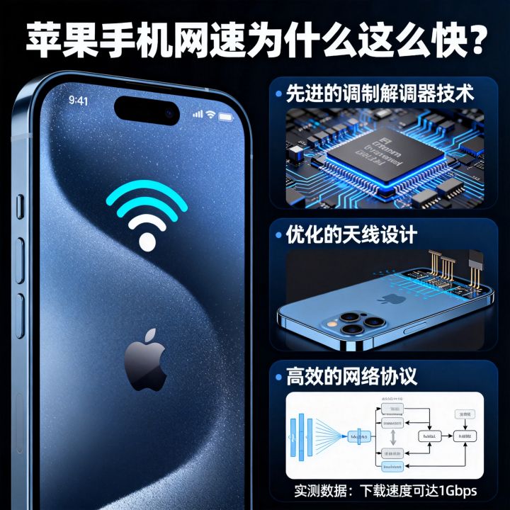 苹果网速有多好，苹果手机网速为什么这么快？