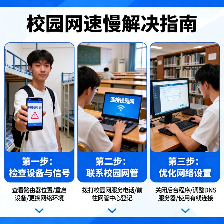校园网速慢怎么办，校园跑网速慢怎么解决？