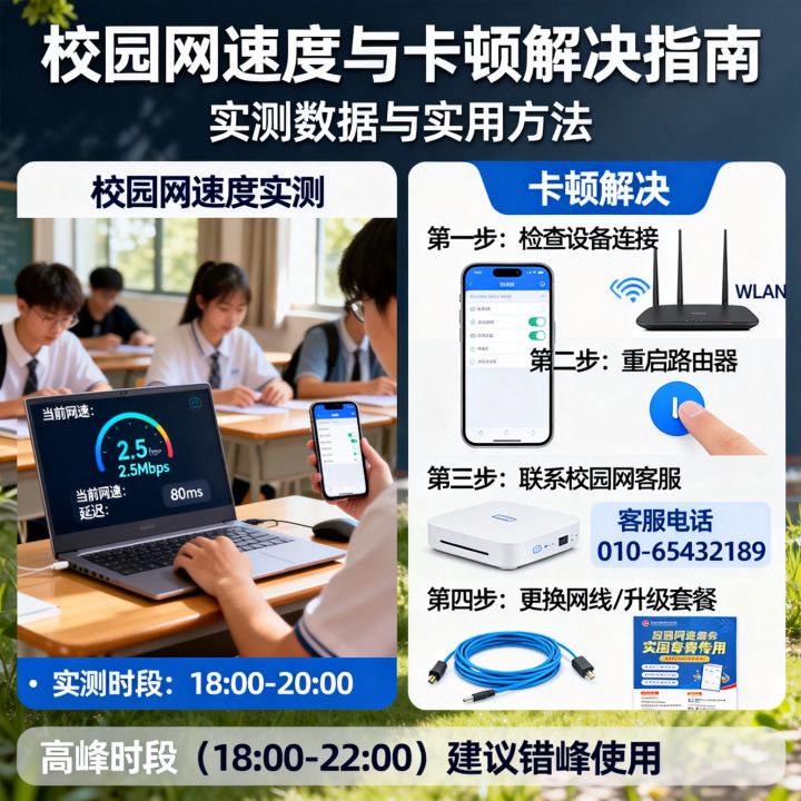 校园网速度好吗，校园网卡顿怎么解决？