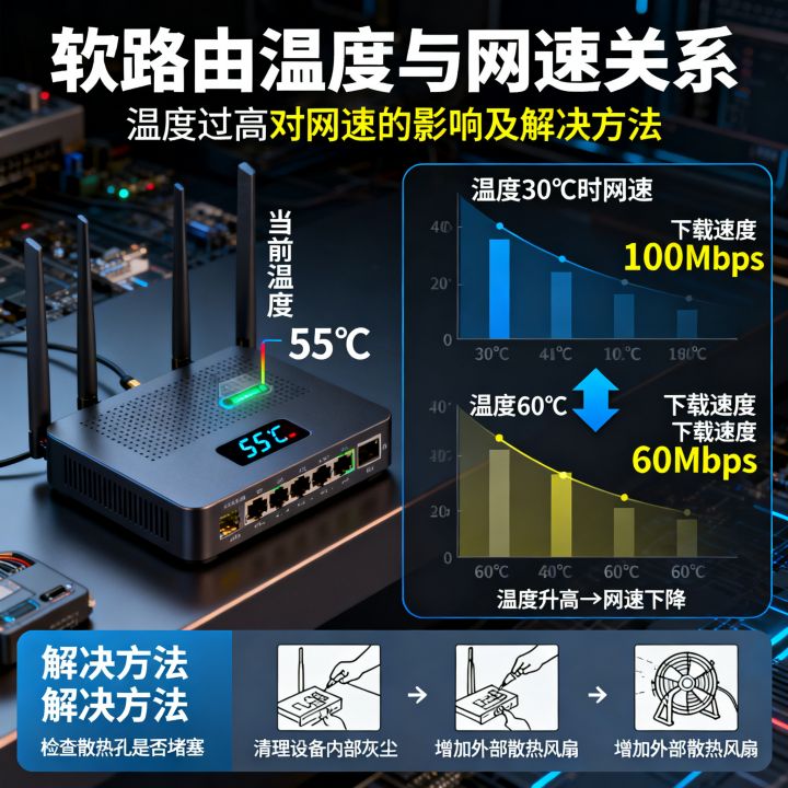 软路由温度影响网速吗，软路由温度过高怎么解决