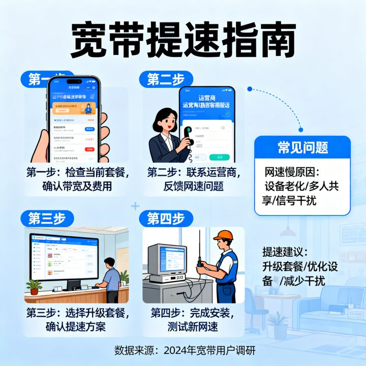 如何换宽带网速？宽带网速慢怎么办怎么升级更换套餐提速