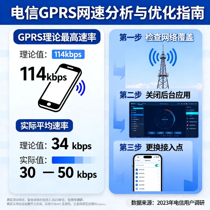 电信GPRS网速快吗，电信GPRS网速慢怎么解决？