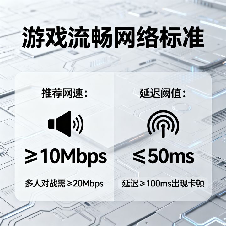游戏网速多少才流畅？网络延迟多少ms不卡顿
