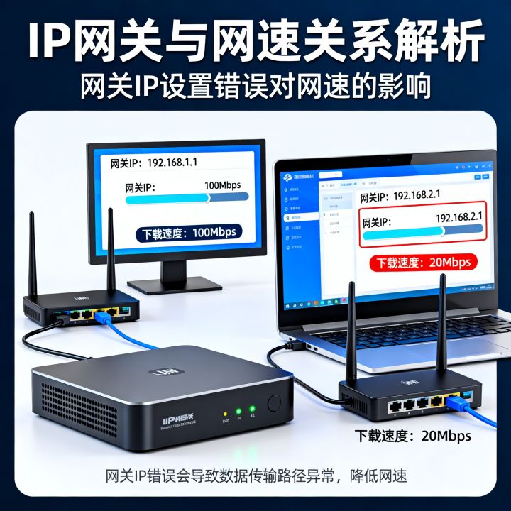 ip网关影响网速吗，网关ip设置错误会导致网速变慢吗？