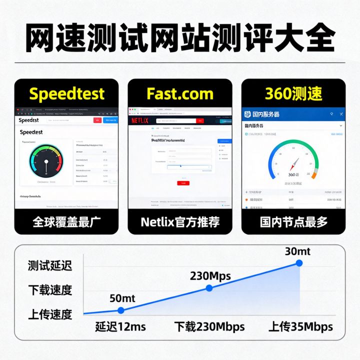 网速测试网站哪个最准确？测评网速网站大全