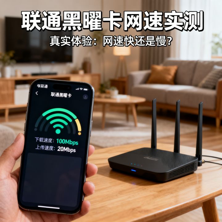 联通黑曜卡网速怎么样，联通黑曜卡网速慢吗？