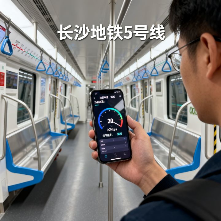 长沙地铁网速怎么样，长沙地铁5号线上网卡不卡？