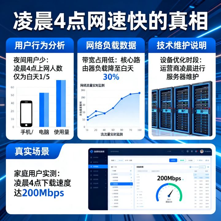 4am的网速为什么那么快，凌晨4点网速快的真相是什么