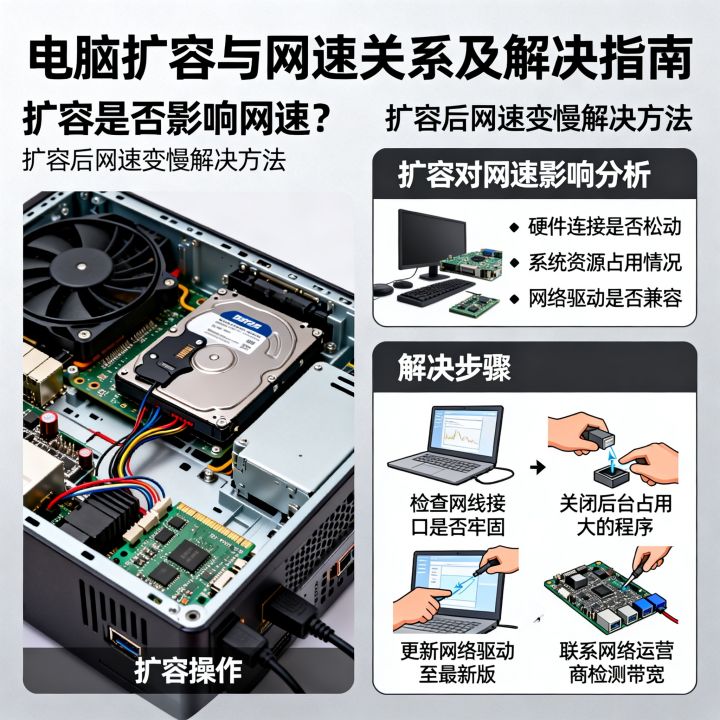 扩容影响网速嘛电脑，扩容后网速变慢怎么解决？