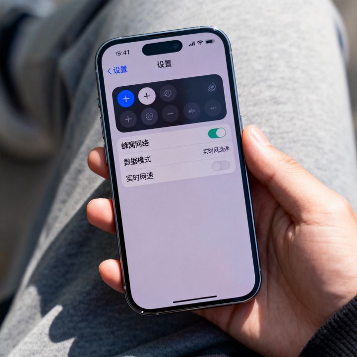 苹果的实时网速在哪，iPhone实时网速显示在哪里看？