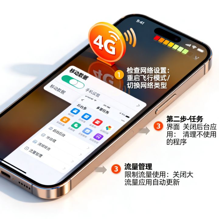 手机有流量网速很卡怎么办，手机流量网速慢怎么解决？