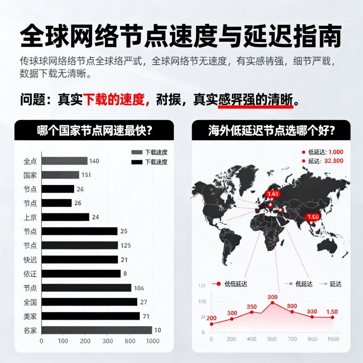 哪个国家节点网速最快？，海外低延迟节点选哪个好？
