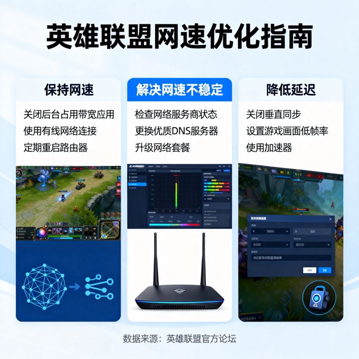 英雄联盟怎么保持网速，英雄联盟网速不稳定怎么办延迟高如何解决