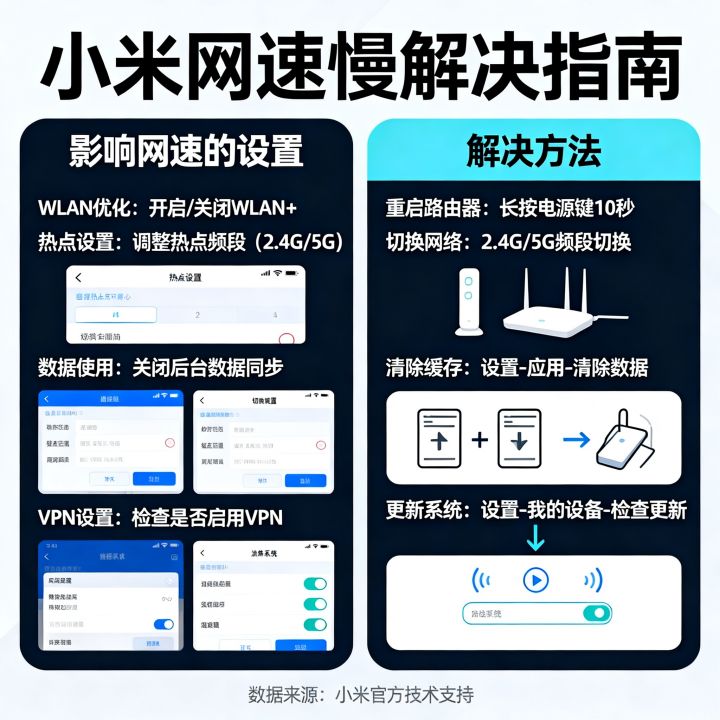 小米网速慢怎么解决？影响小米网速的设置有哪些？